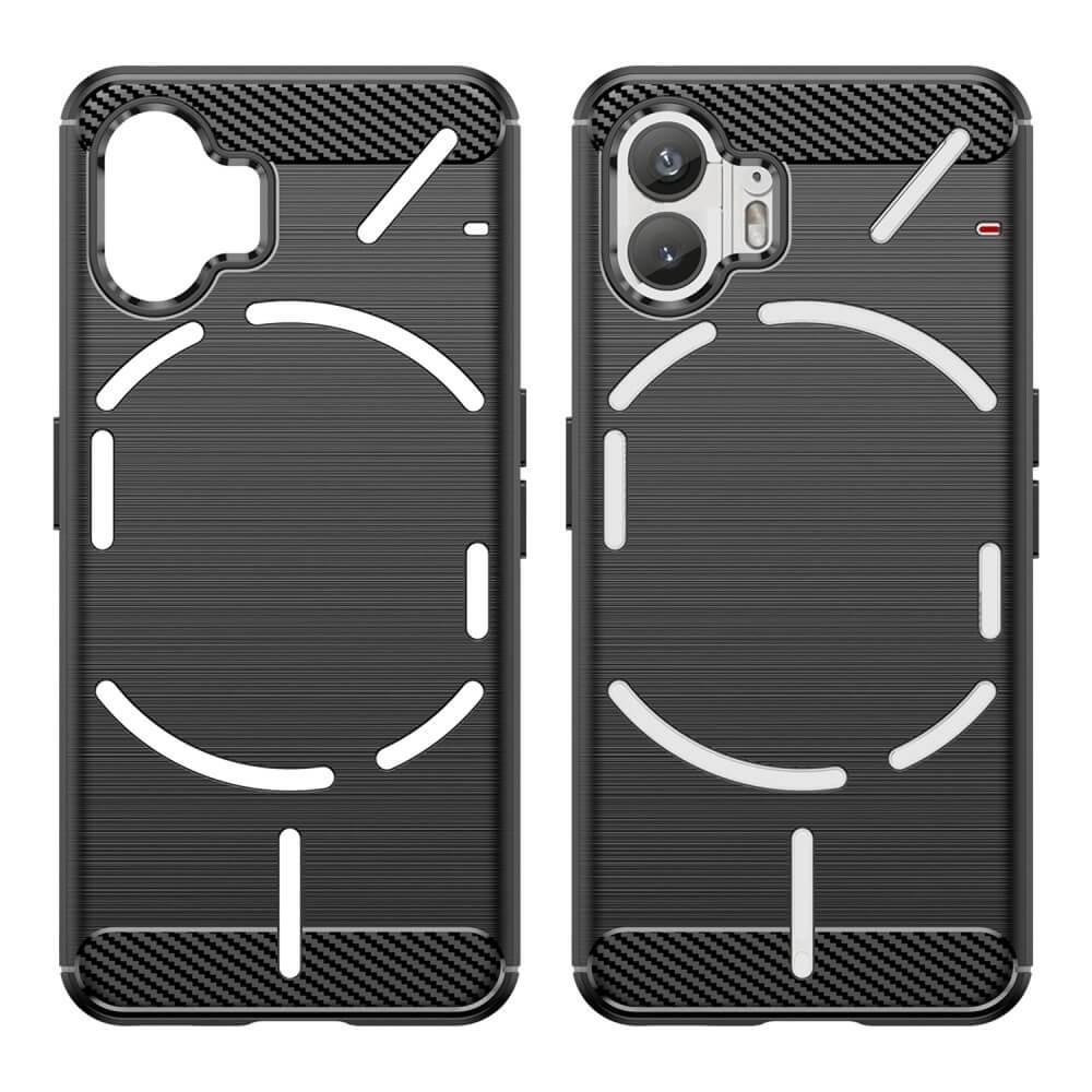 Cover-Discount Nothing Phone (2) - Metall Carbon Look Hülle
