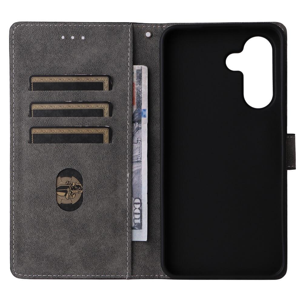 Cover-Discount Galaxy A56 5G - Ledertasche mit RFID Blocker