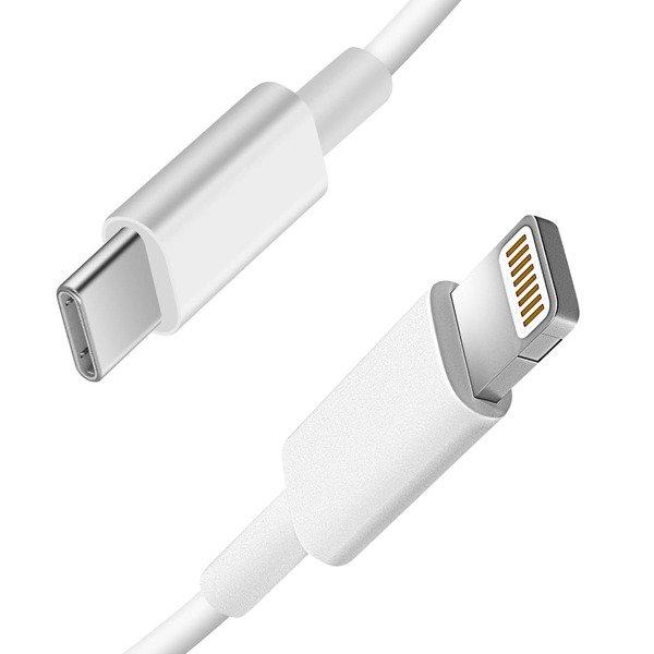 Avizar USB-C / Lightning Kabel Weiß 2m