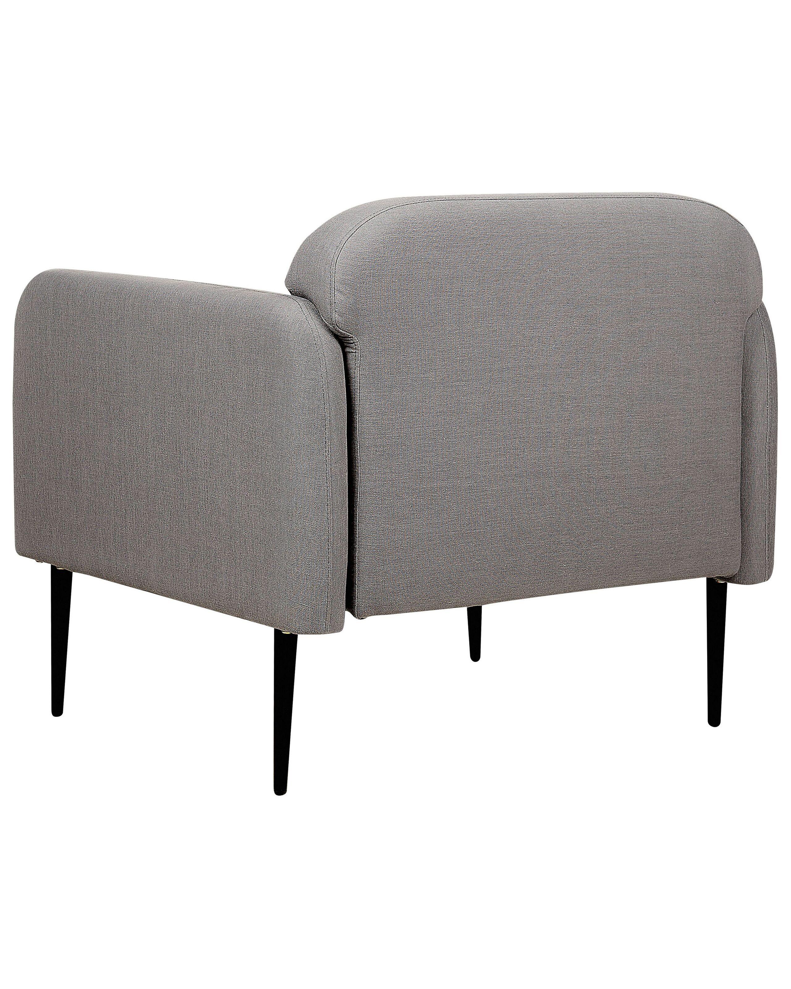 Beliani Sessel aus Leinen Retro STOUBY