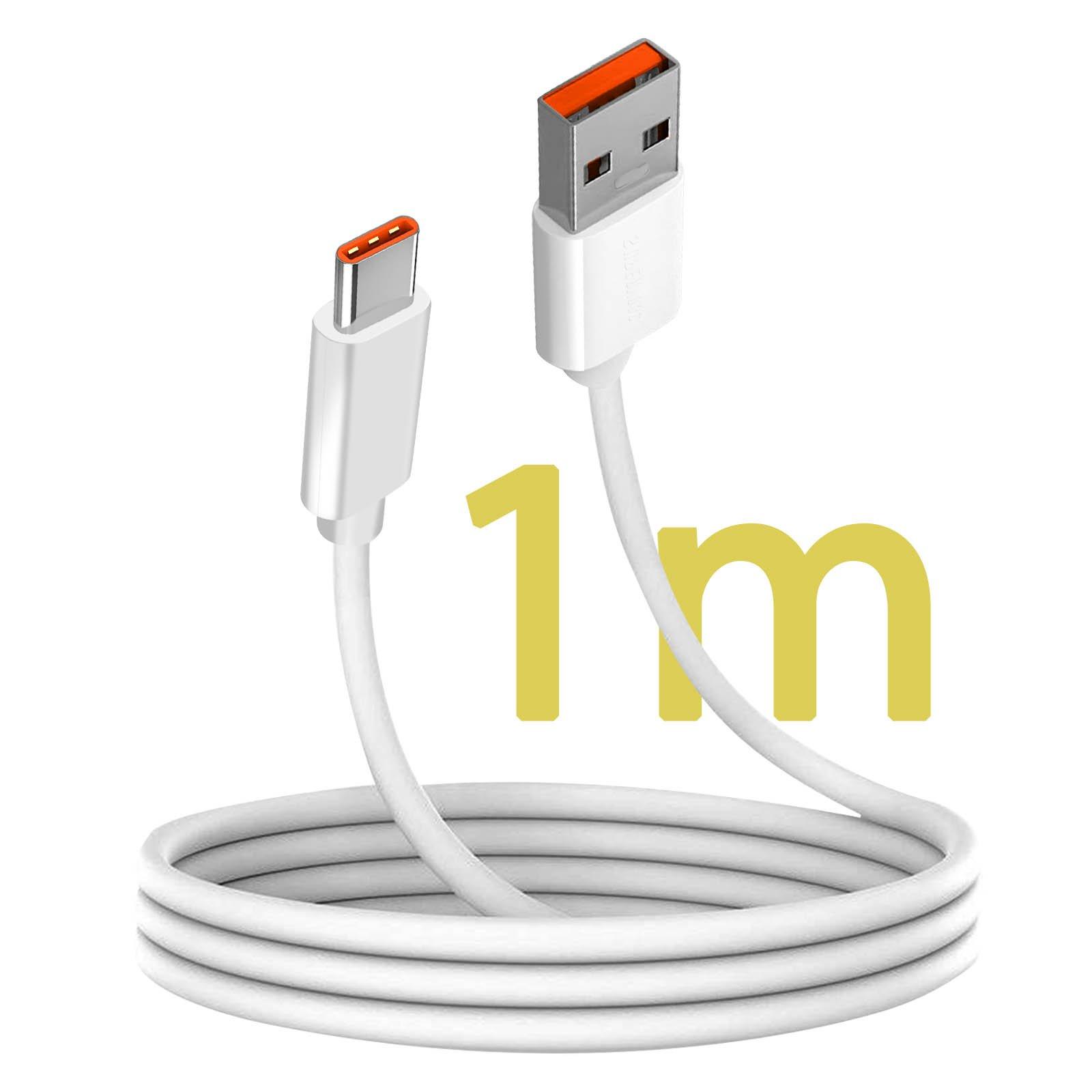OPPO Oppo USB / USB-C 65W Kabel, Weiß 1m