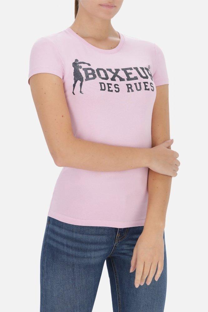 BOXEUR DES RUES T-Shirt mit Logo auf der Vorderseite