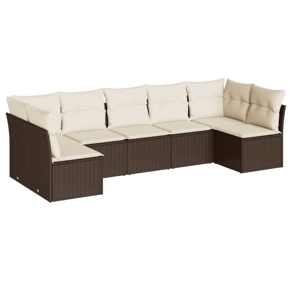 VidaXL Garten sofagarnitur poly-rattan