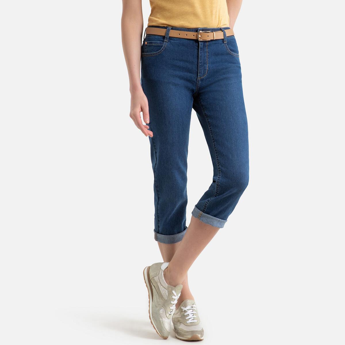 La Redoute Collections 3/4 Stretch Denim Jeans