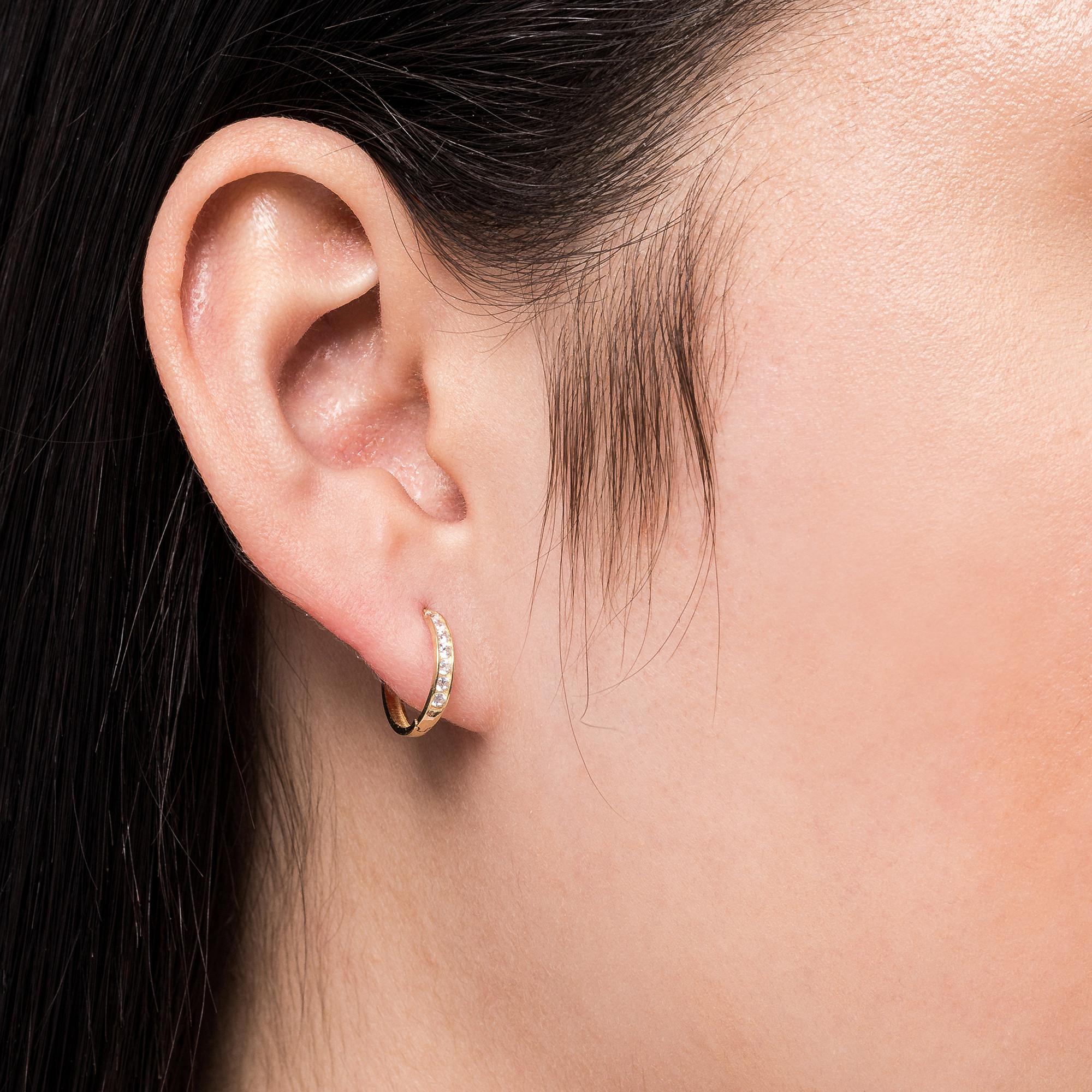 L' Atelier Gold 18 Karat by Manor Ohrringe