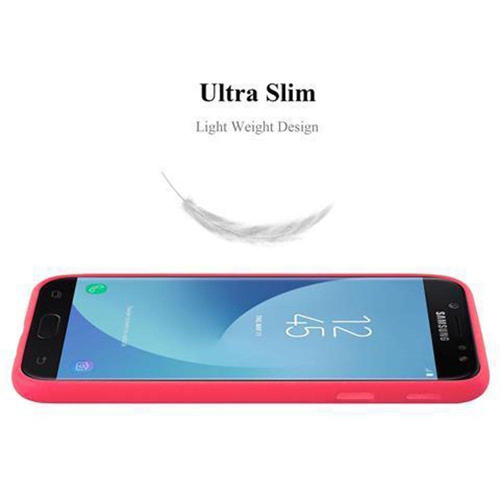Cadorabo Hülle für Samsung Galaxy J7 2017 TPU Silikon Frosted