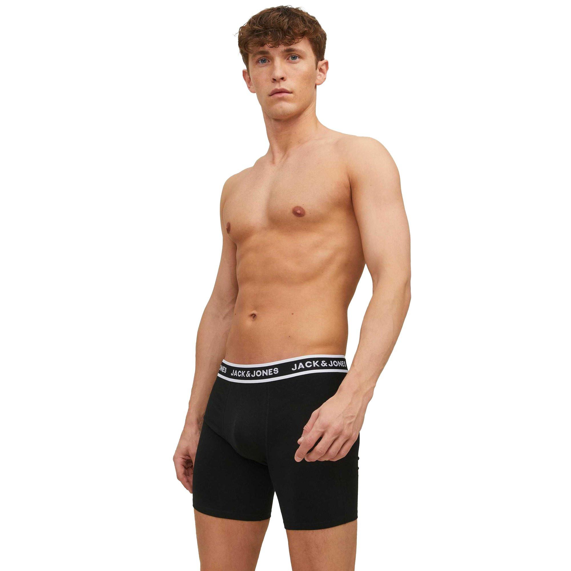 JACK & JONES Boxershort Stretch-JACSOLID BOXER BRIEFS 3P