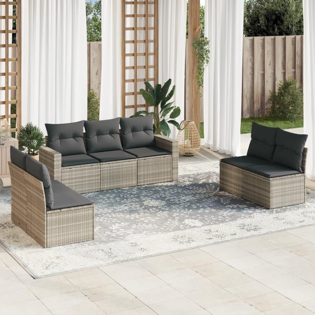 VidaXL Garten sofagarnitur poly-rattan
