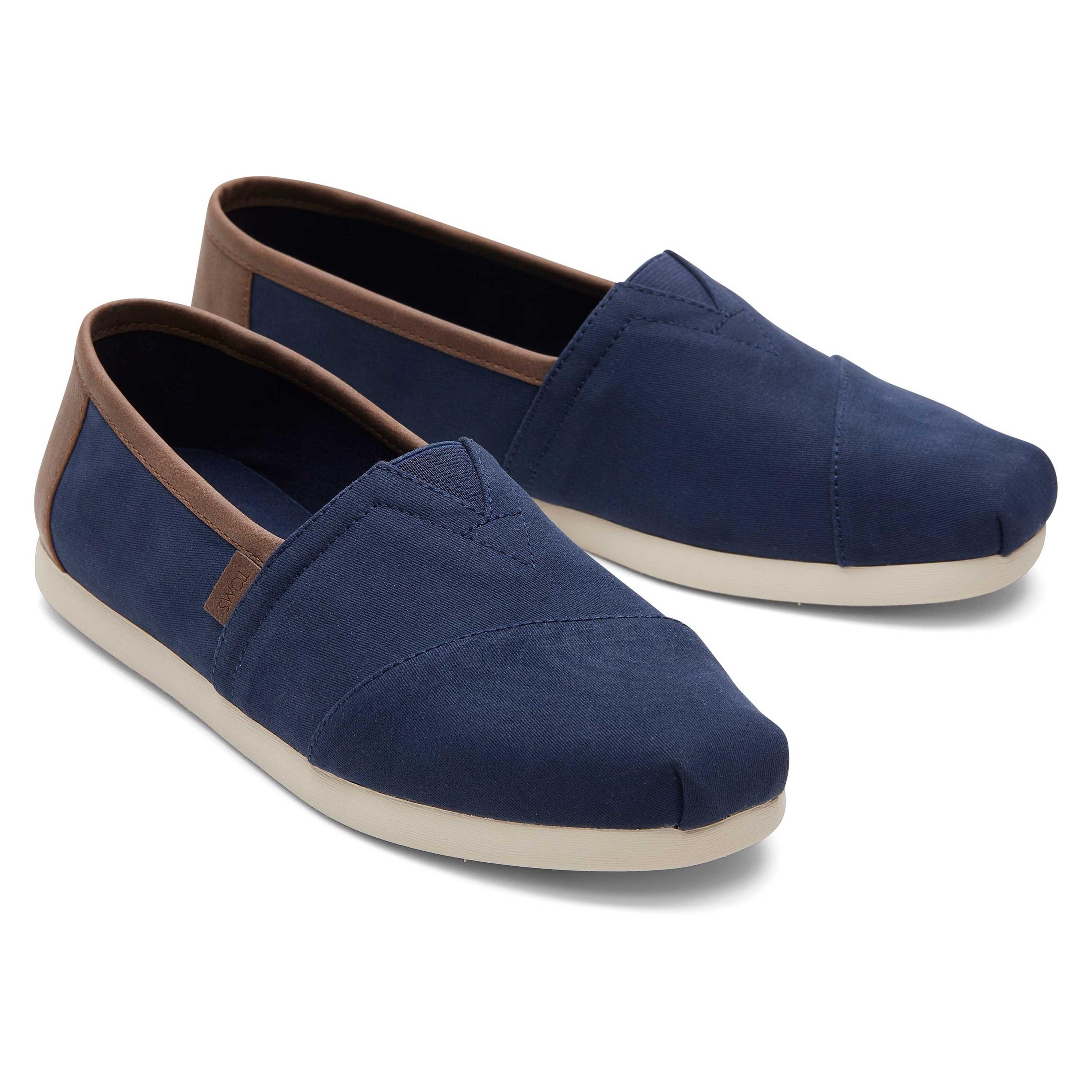 TOMS espadrilles mit lederdetails alpargata