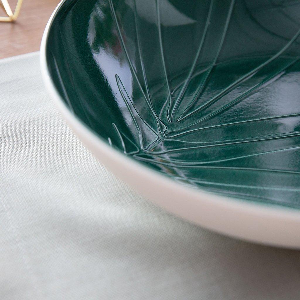 like. by Villeroy & Boch Servierschale Leaf it's my match green