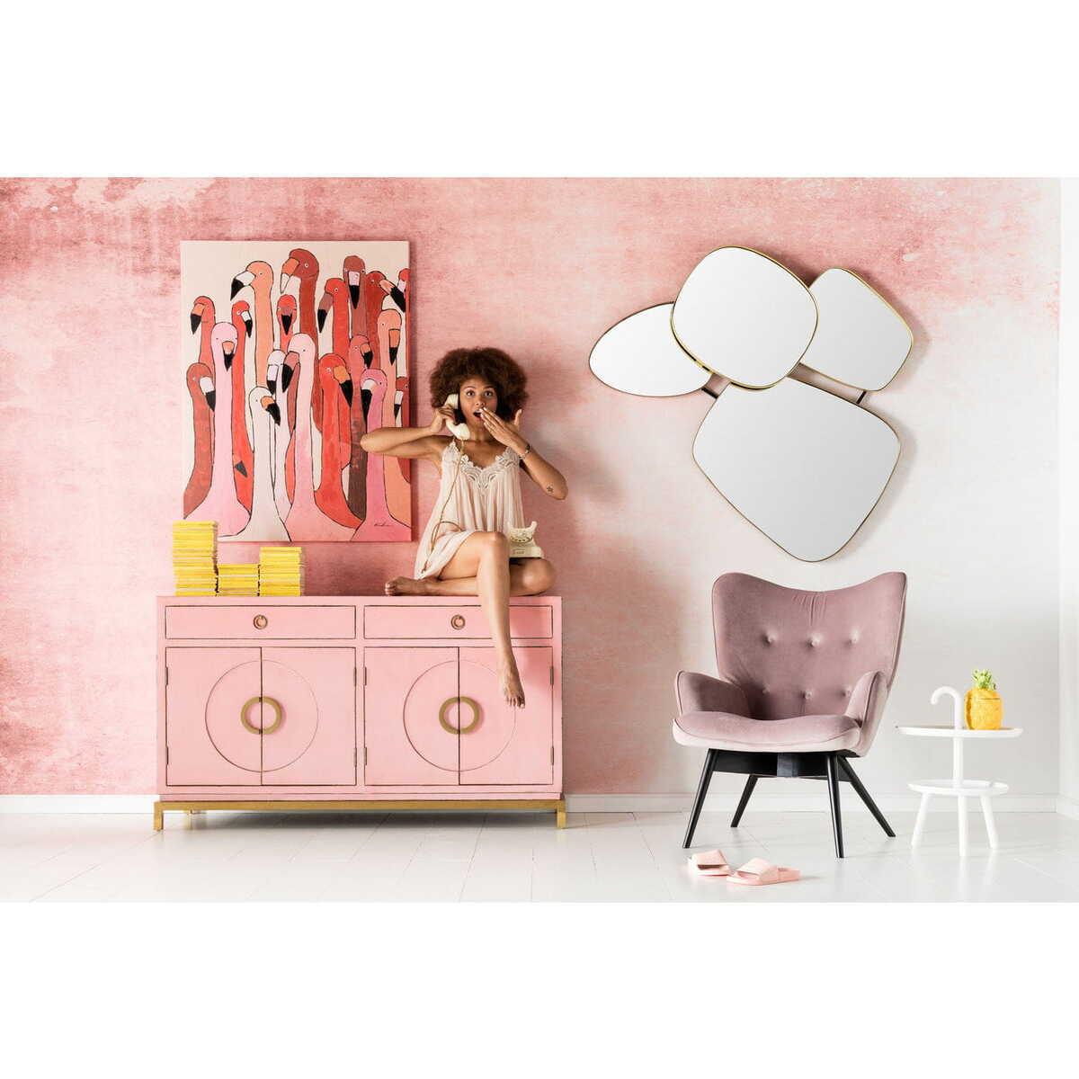KARE Design Bild Touched Flamingo Meeting 120x90cm