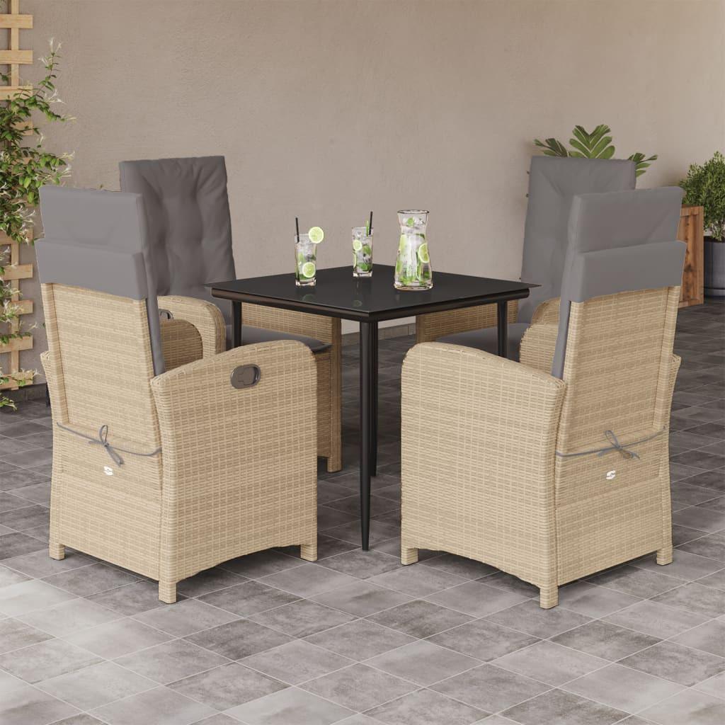 VidaXL Garten essgruppe poly-rattan
