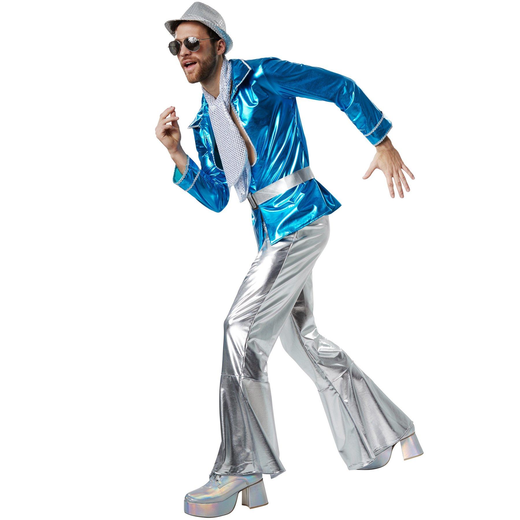 Tectake Herrenkostüm Disco Master
