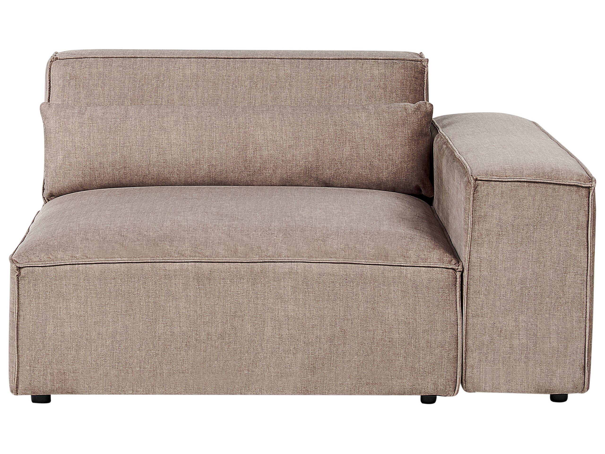 Beliani Eckmodul aus Polyester Modern HELLNAR