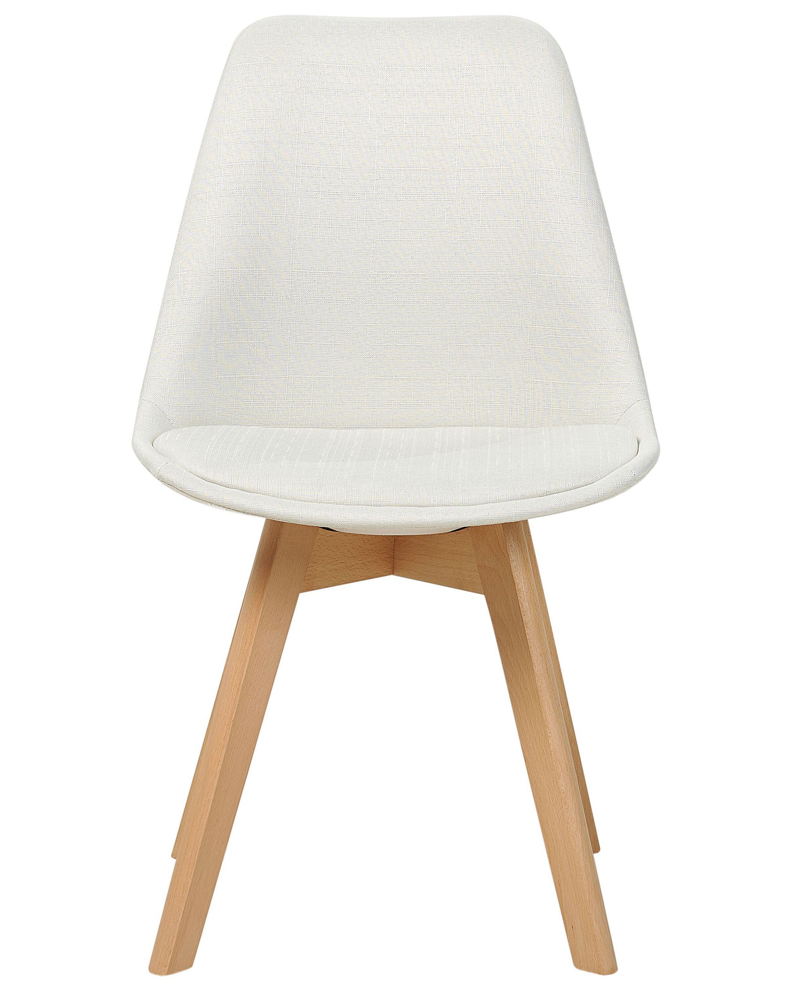 Beliani Esszimmerstuhl 2er Set aus Polyester Modern DAKOTA II