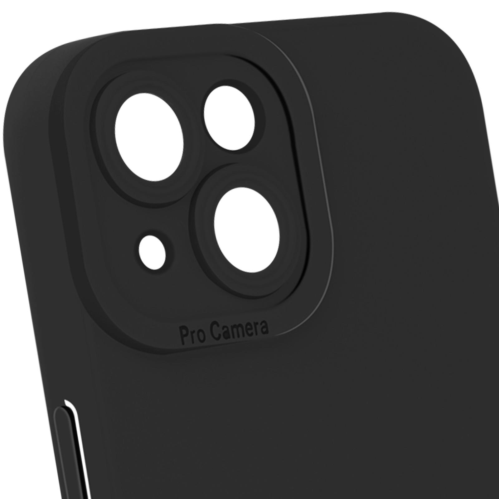 Avizar Weiche Hülle iPhone 15 Plus Schwarz