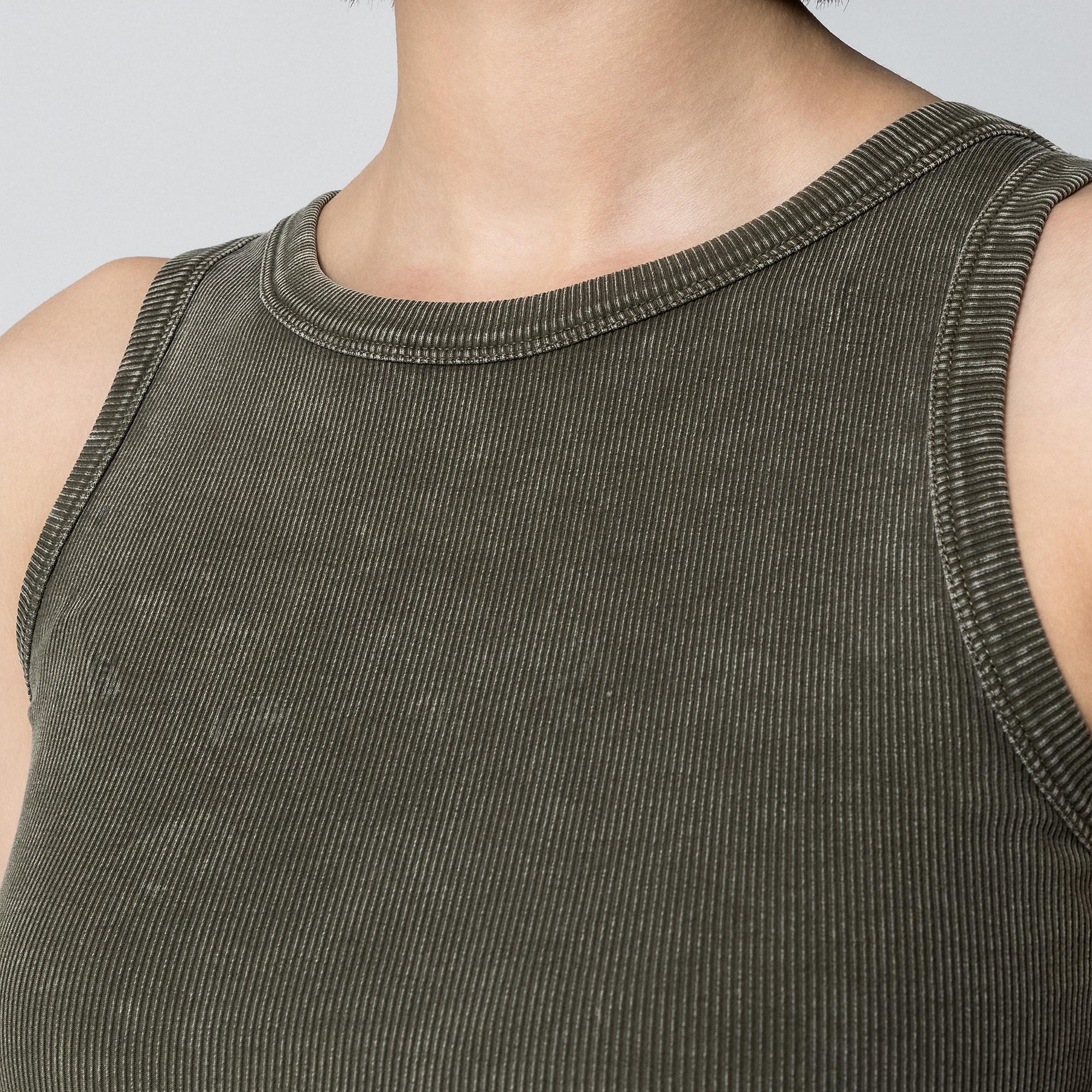 Manor Woman Ärmelloses Rippstrick Top