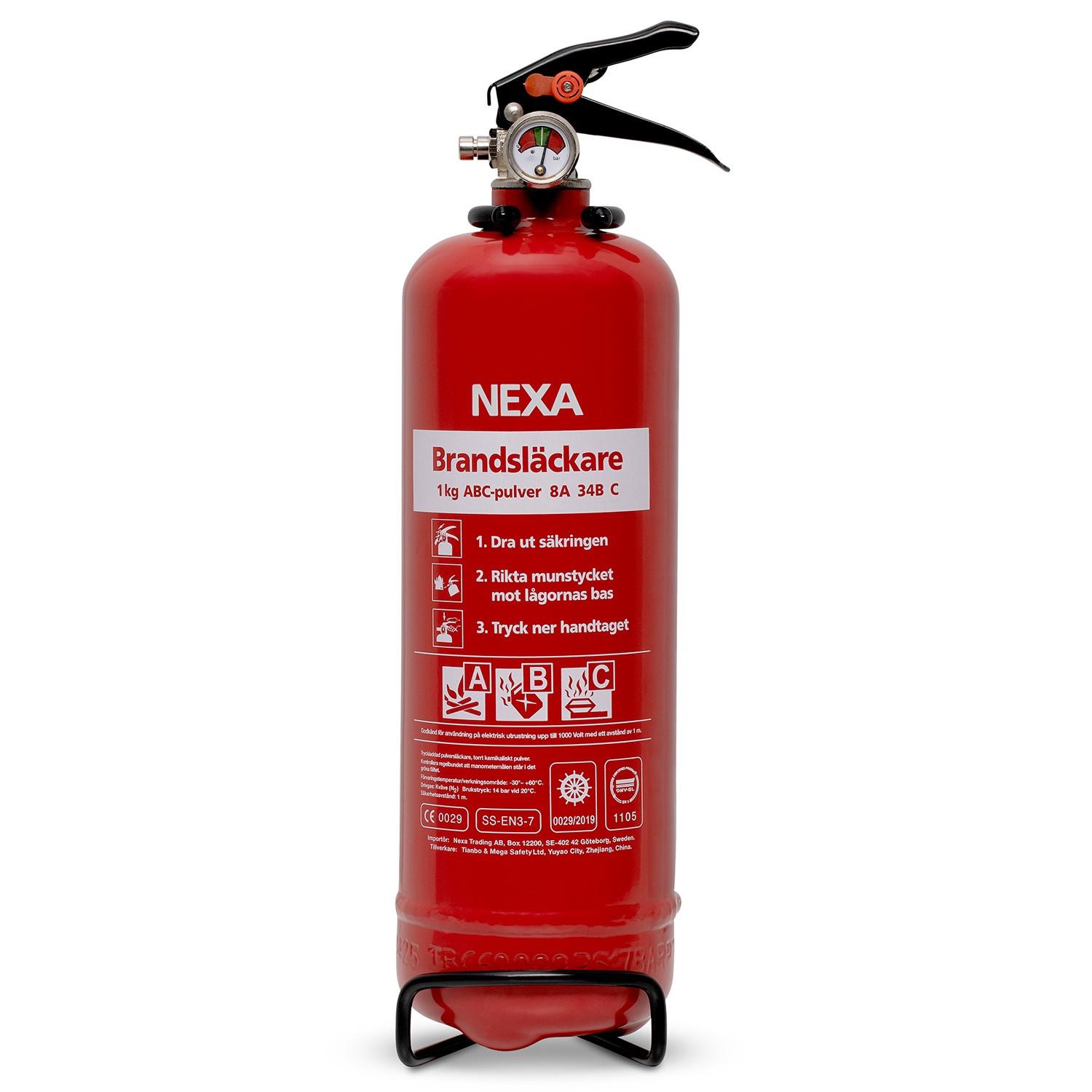 Nexa Feuerlöscher Rot 1kg 8A