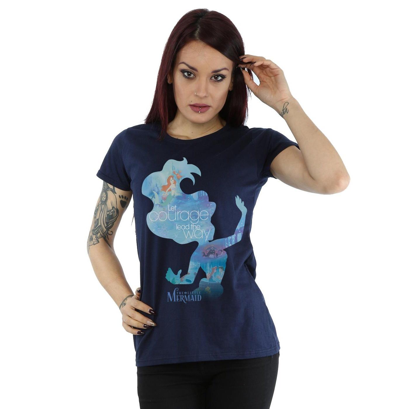Disney PRINCESS Die kleine Meerjungfrau Let Courage Lead The Way T-Shirt