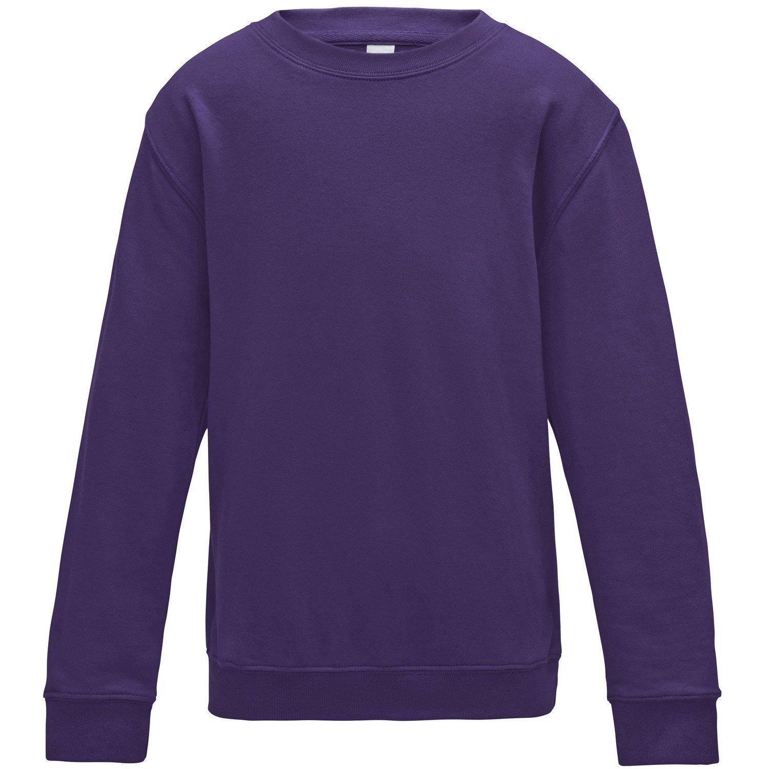 AWDis Just Hoods Plain Pullover mit Rundhalsausschnitt