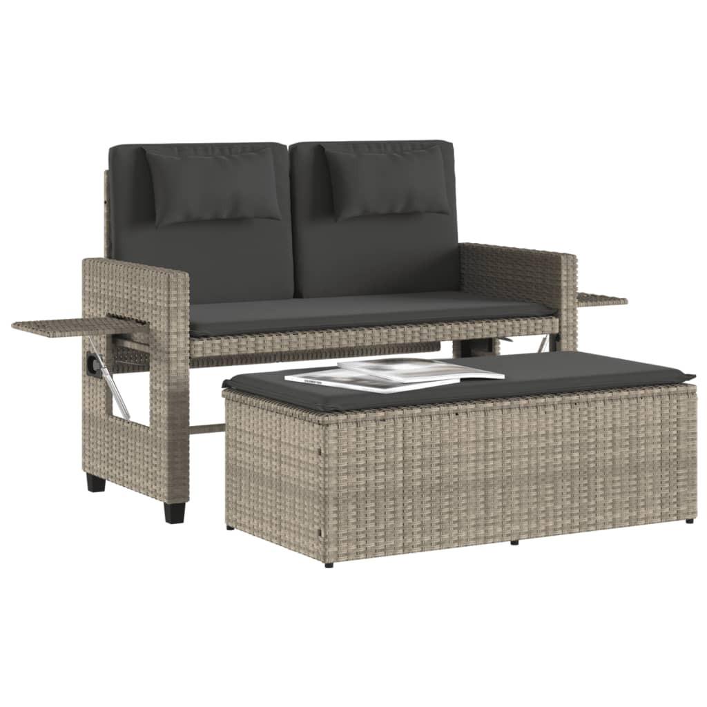 VidaXL Gartenbank poly-rattan