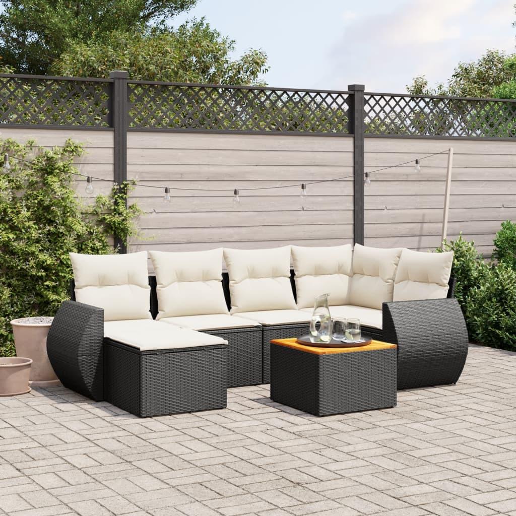 VidaXL Garten sofagarnitur poly-rattan