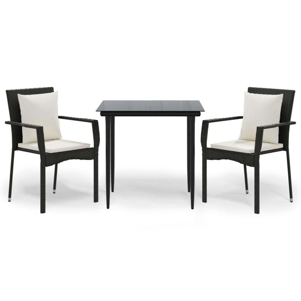 VidaXL Garten essgruppe poly-rattan