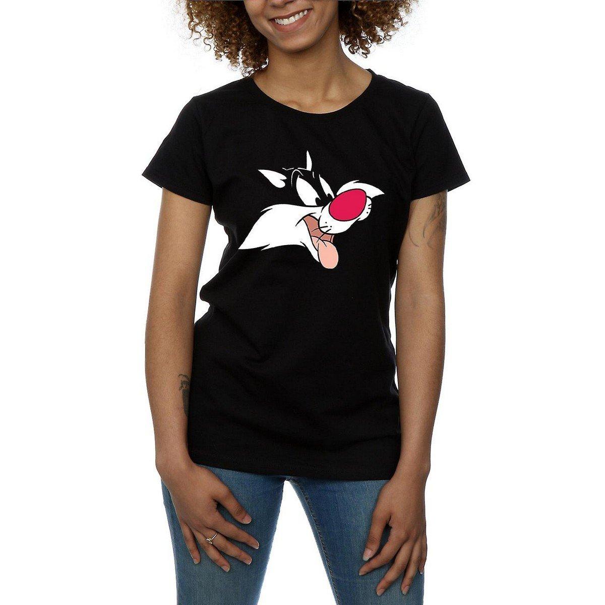 LOONEY TUNES Sylvester the Cat bedrucktes Kurzarm T-Shirt