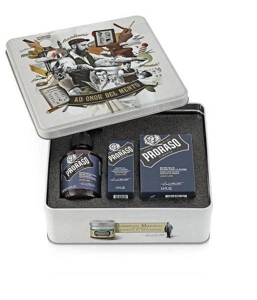 Proraso Bartpflegeset Azur Lime 23x22x7.5cm