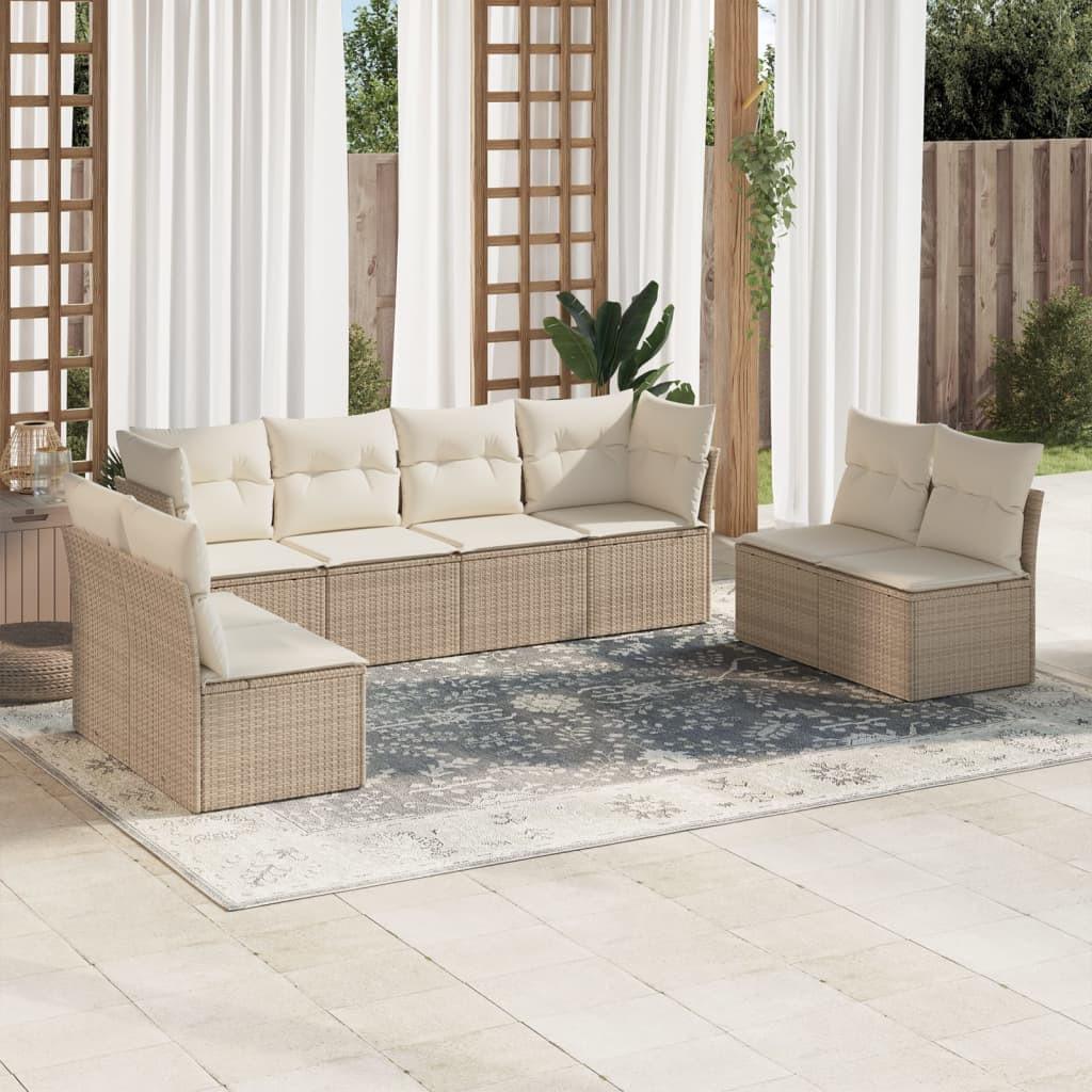 VidaXL Garten sofagarnitur poly-rattan