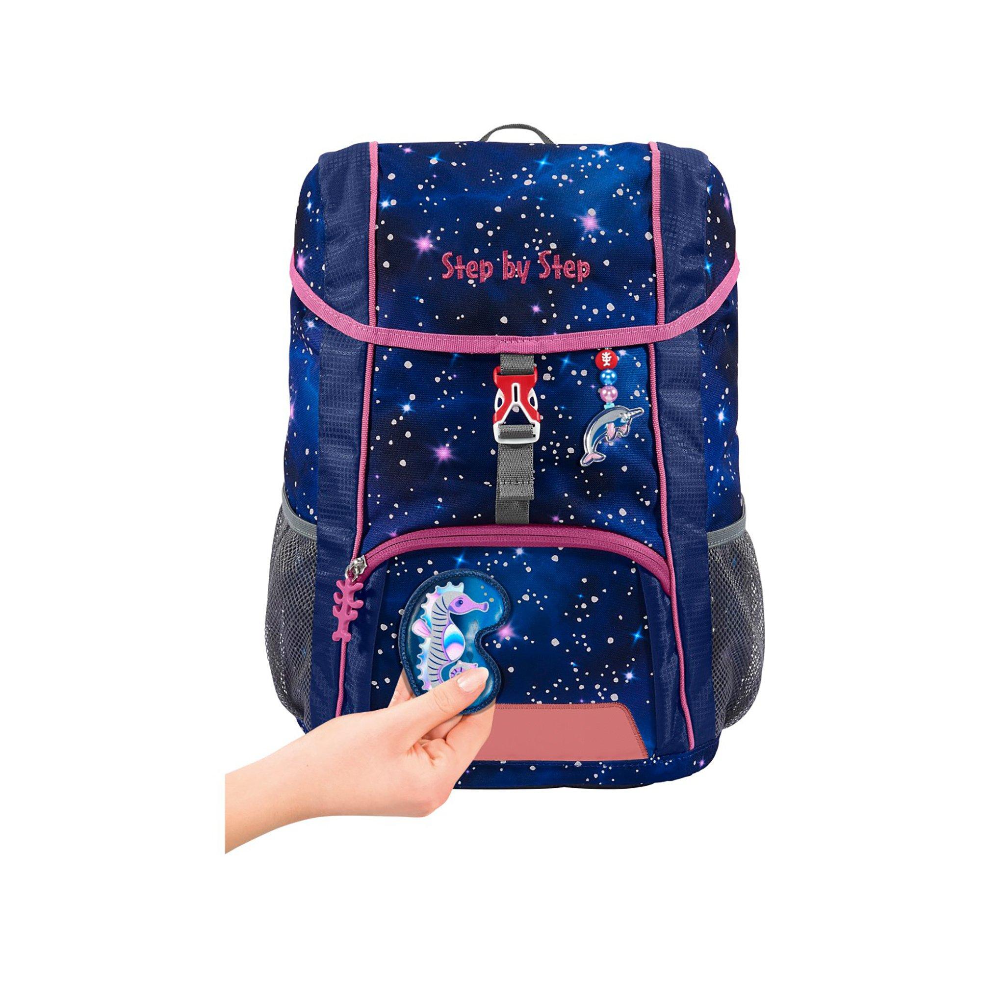 Step by Step KiGa Rucksack-Set 3tlg KID REFLECT, Star Seahorse Zoe