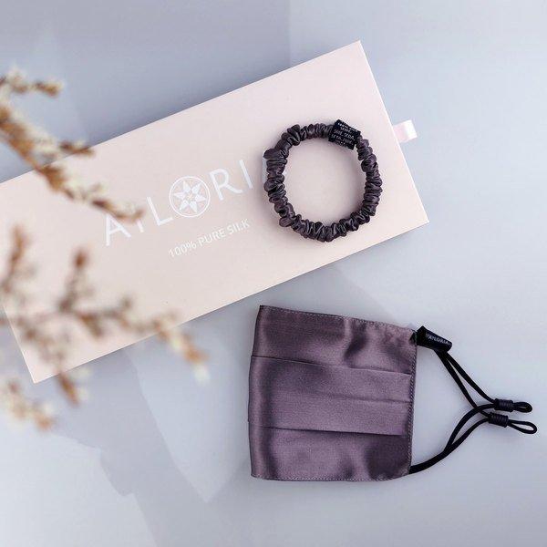 AILORIA ALLURE & DOUX Gesichtsmaske und Scrunchie S aus Seide