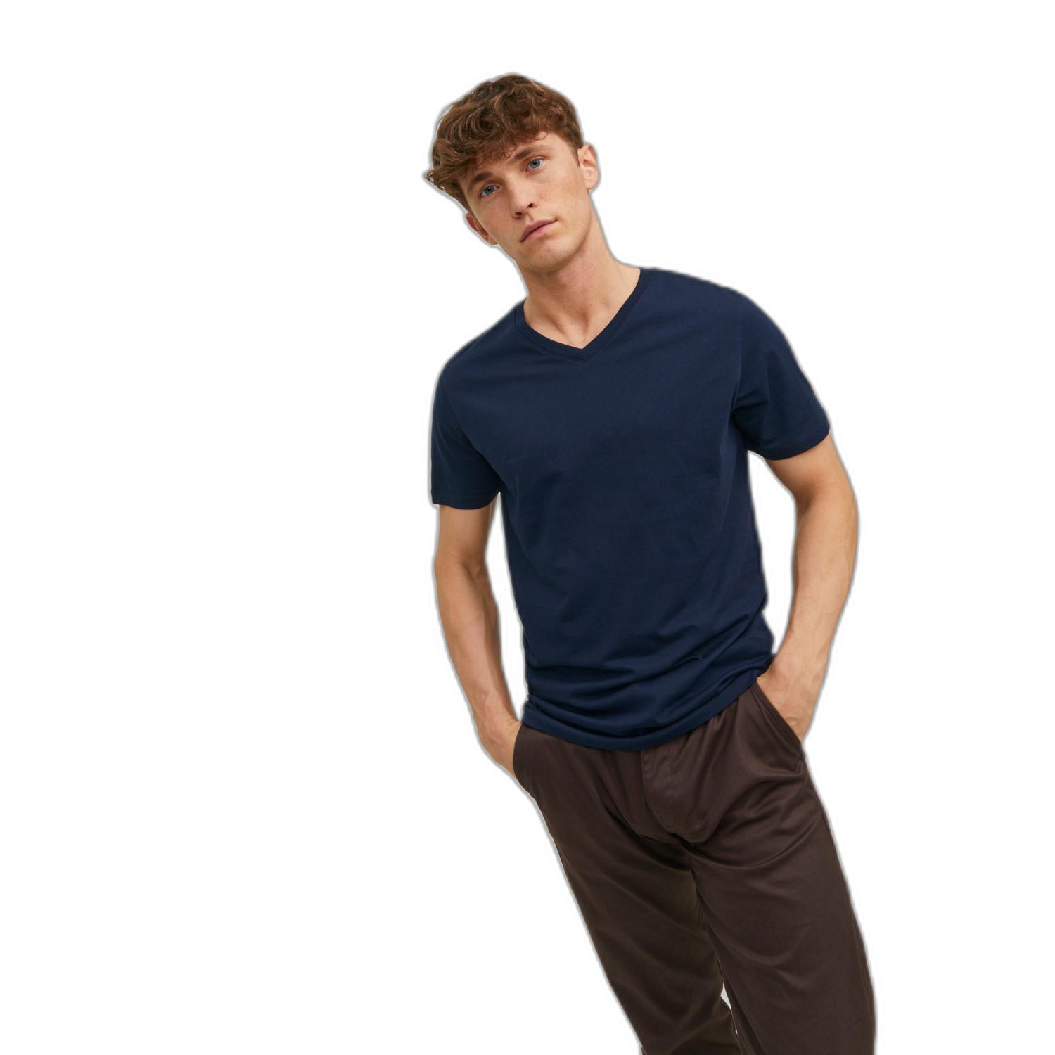 JACK & JONES Organic Basic V-Ausschnitt T-Shirt