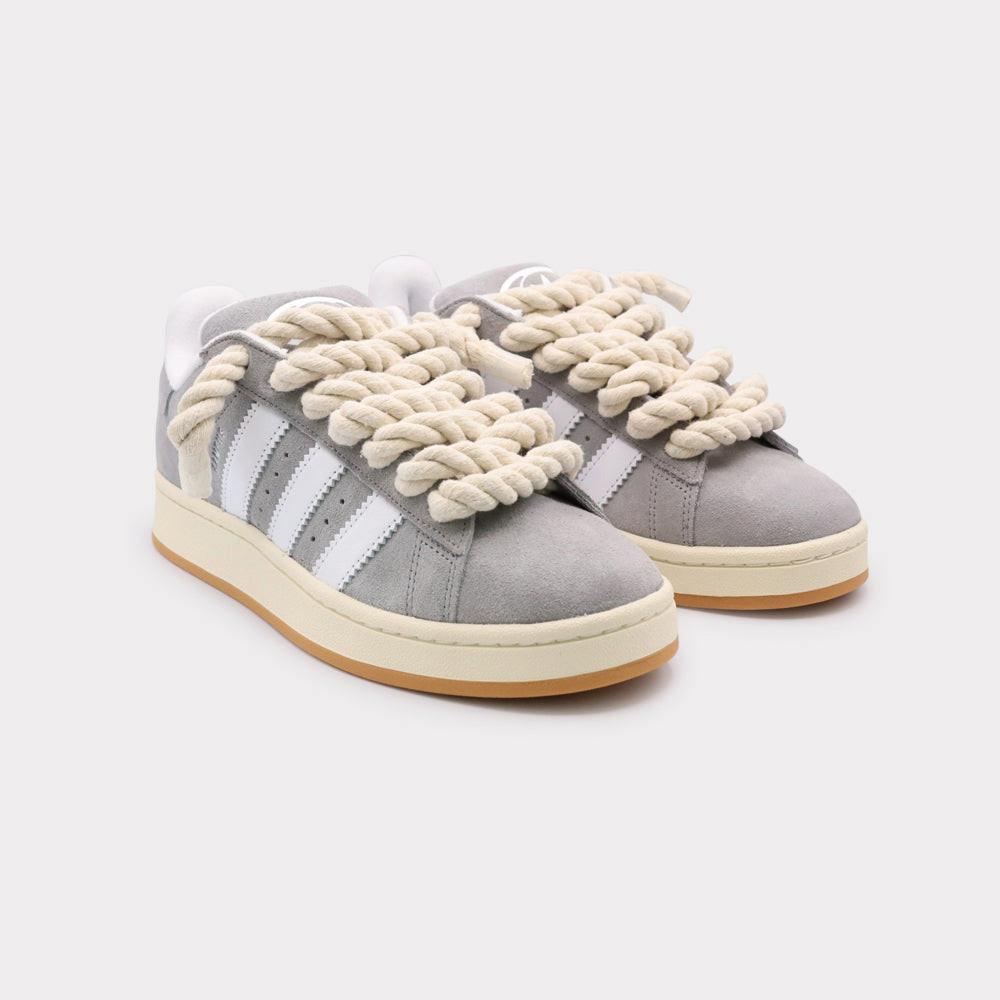 adidas Campus 00s Grey White - Rope Lace Beige