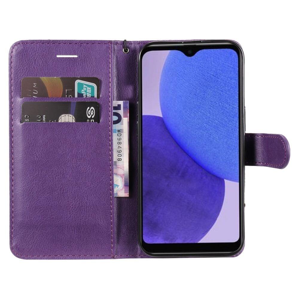Cover-Discount Galaxy A23e - Leder Etui Hülle
