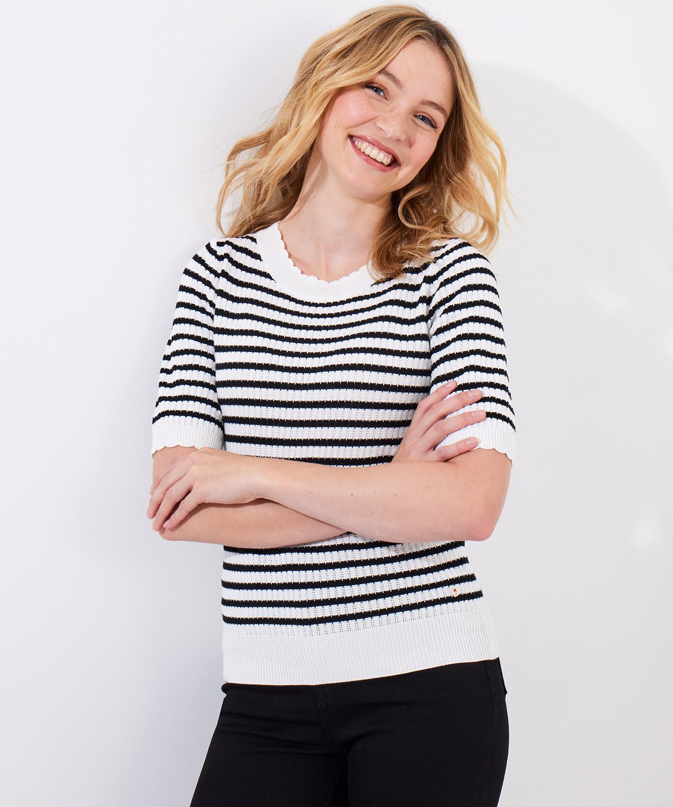 Joe Browns Gestreiftes Strick-Tee