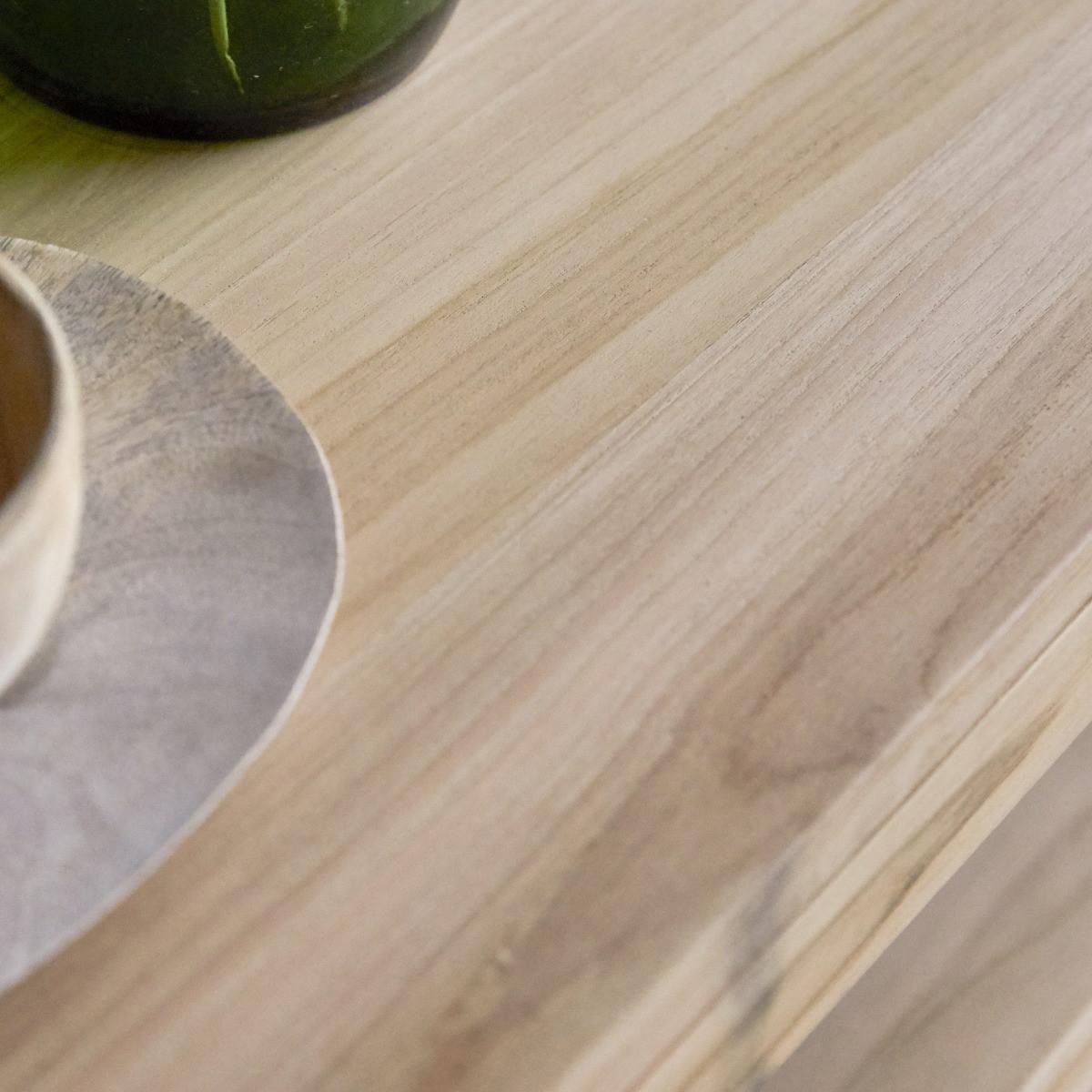 Tikamoon TV Schrank aus massivem Teakholz 180 cm Anoa