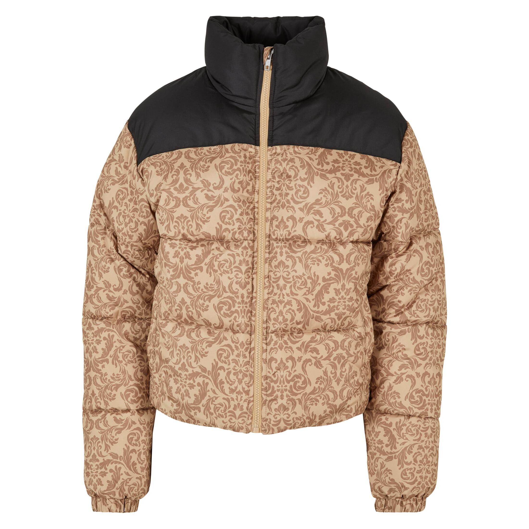 URBAN CLASSICS retro-daunenjacke damen aop retro