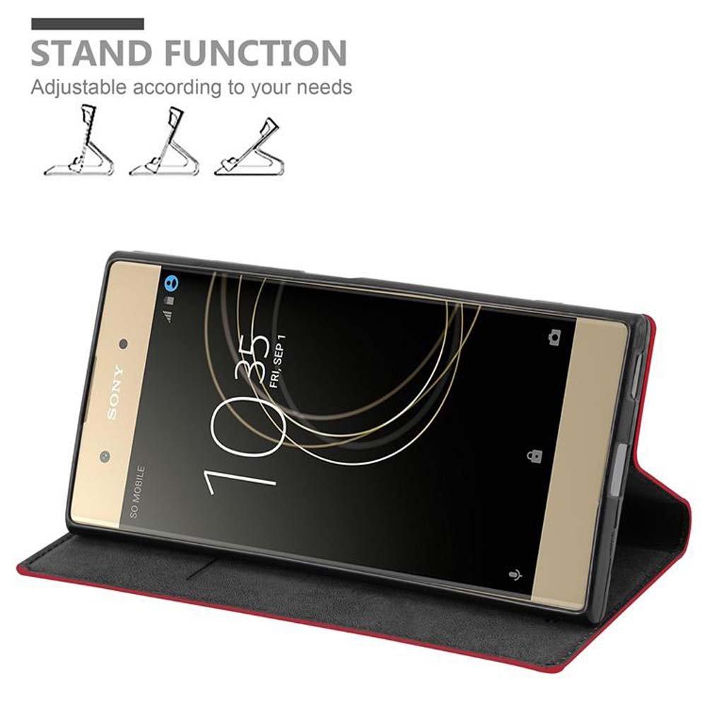Cadorabo Hülle für Sony Xperia XA1 PLUS Magnetverschluss, Kartenfach