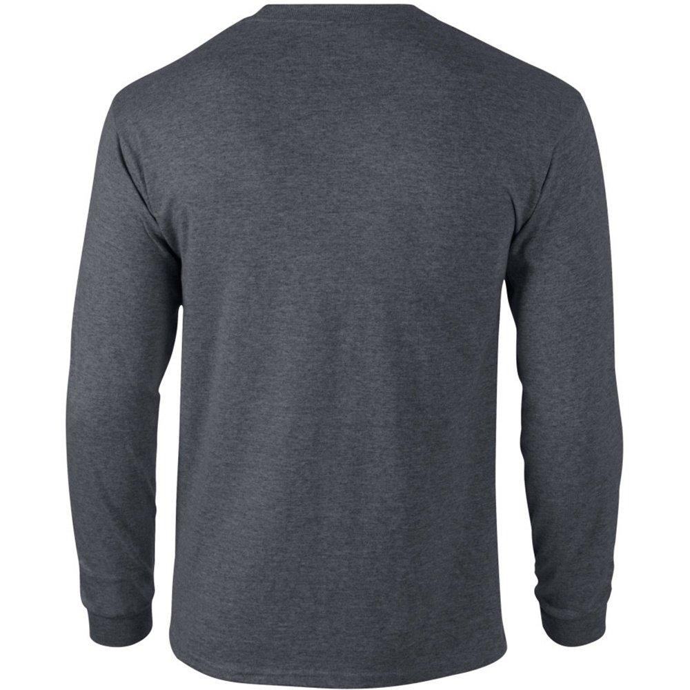 Gildan Ultra Langarm Rundhals T-Shirt