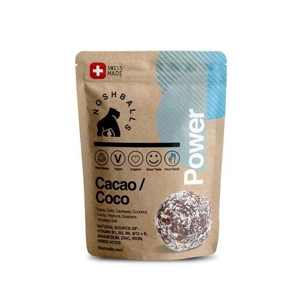 NOSHBALLS Vegane Bio Protein Rawballs BOX Power à 20 Packs (Inhalt 2x20gramm)