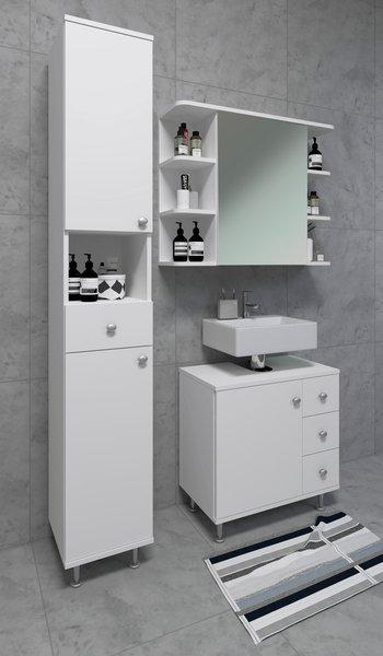 VCM Badspiegel Wandspiegel Hängespiegel Spiegelschrank Badezimmer Ablage Nilosi