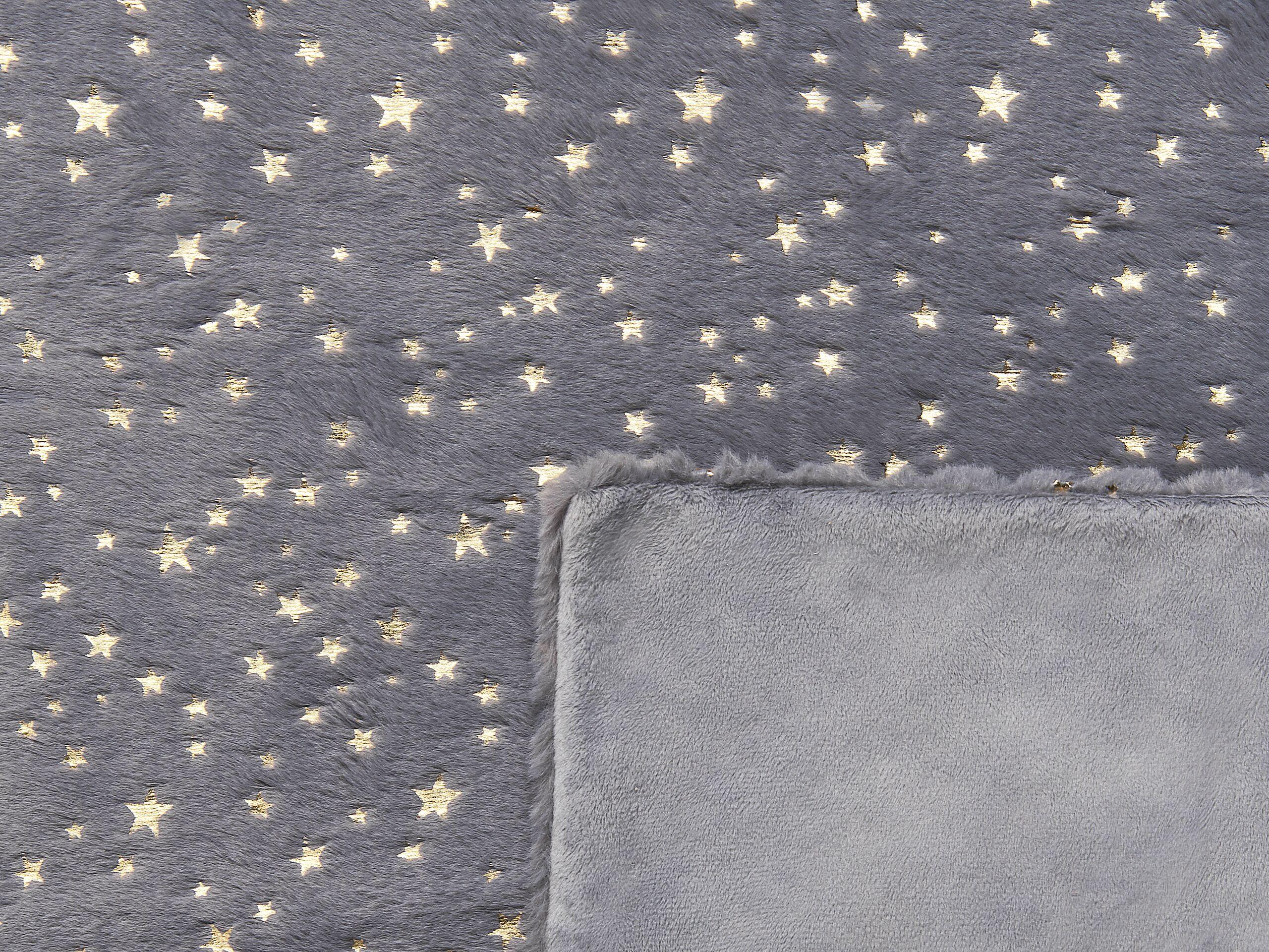 Beliani Kuscheldecke aus Polyester Modern ALAZEYA