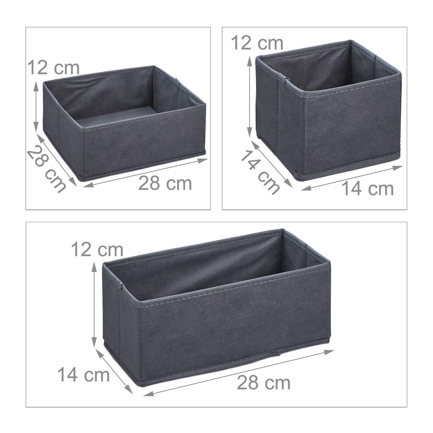 B2X Set mit 6 Schubladenteilern