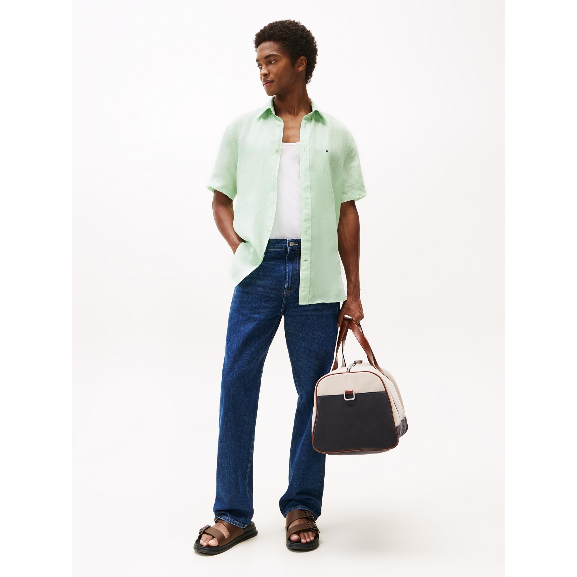 TOMMY HILFIGER Pigment Dyed Linen RF Kurzarmhemd