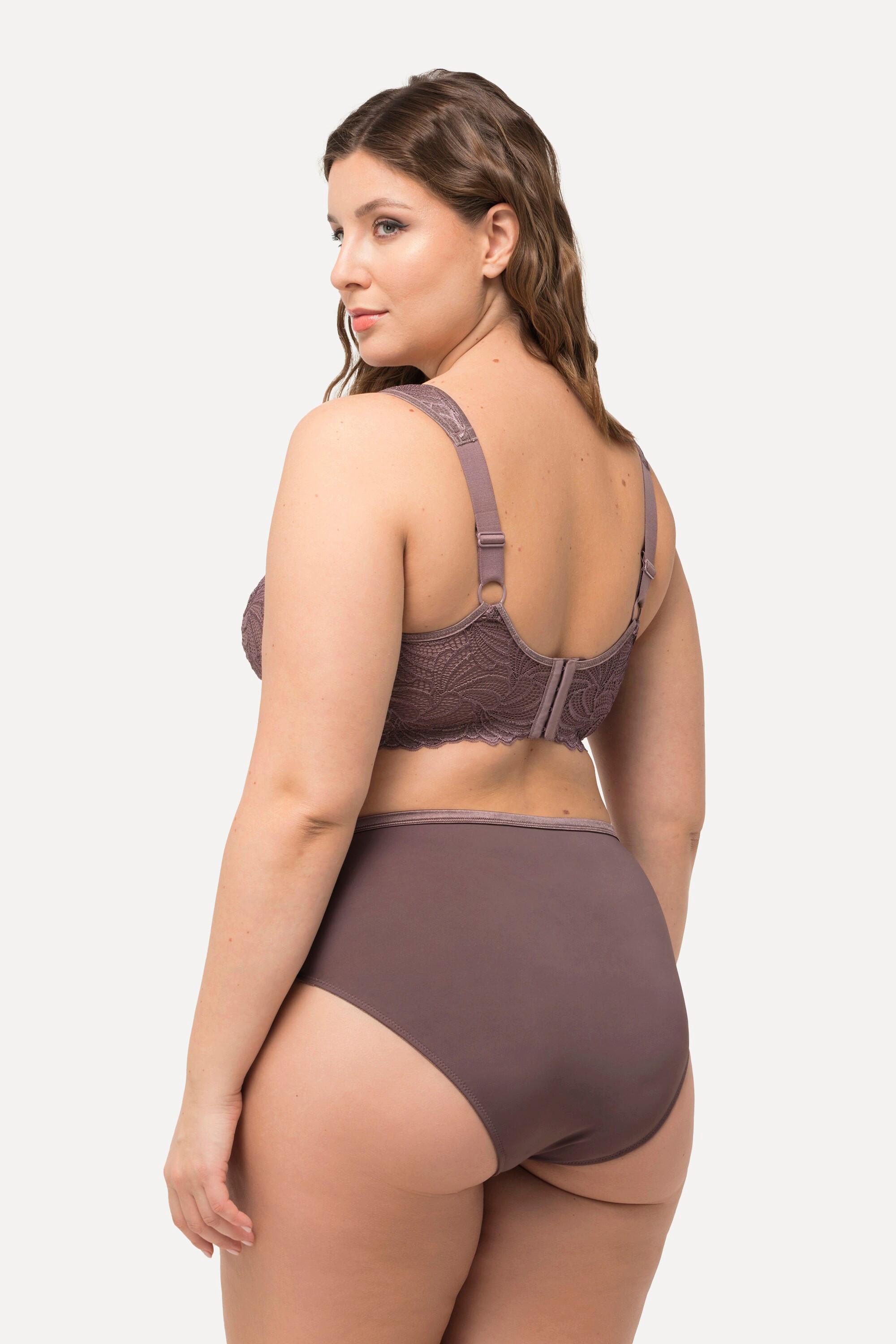 Ulla Popken Bralette, Spitze, ohne Bügel, Cup B - F