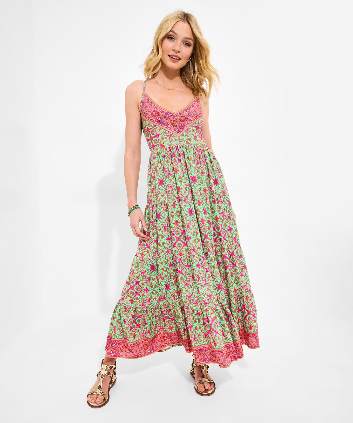 Joe Browns PETITE Träger Maxikleid mit Bordürenmuster