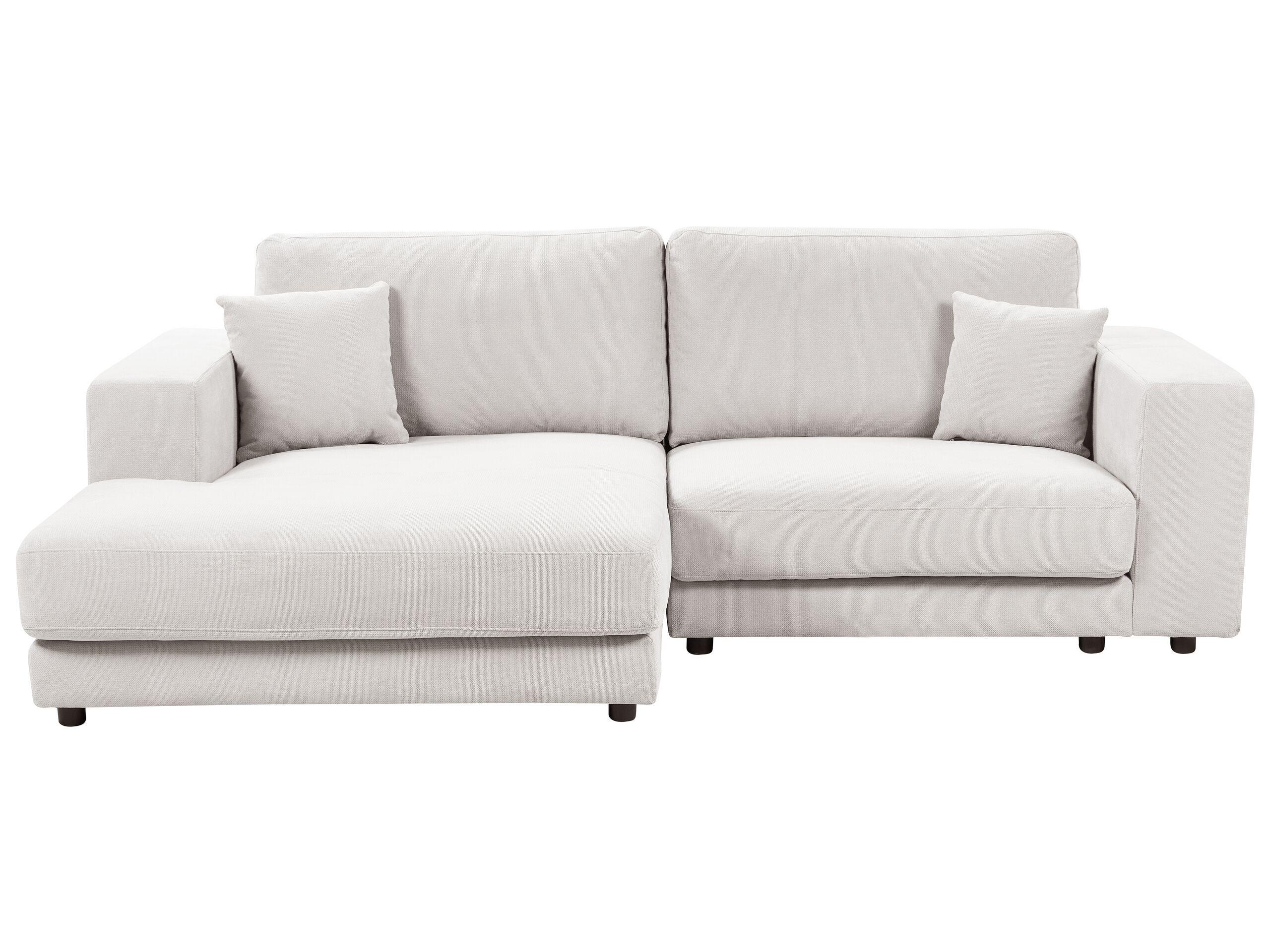 Beliani Ecksofa aus Polyester Skandinavisch LOFOTEN
