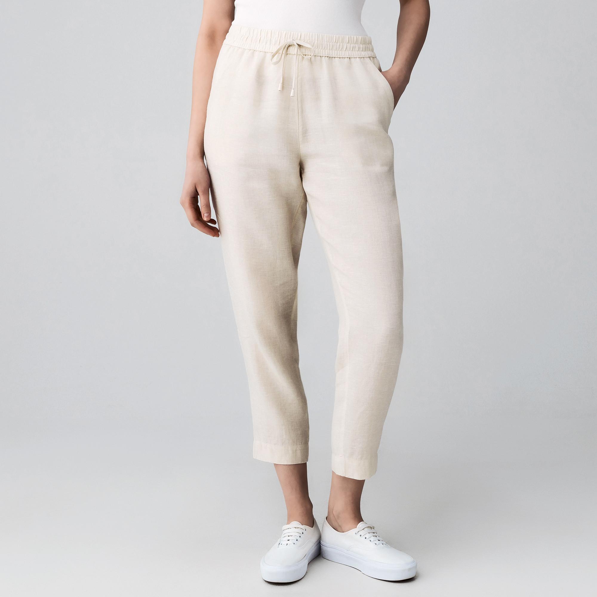 Manor Woman Lange Leinen Jogginghose