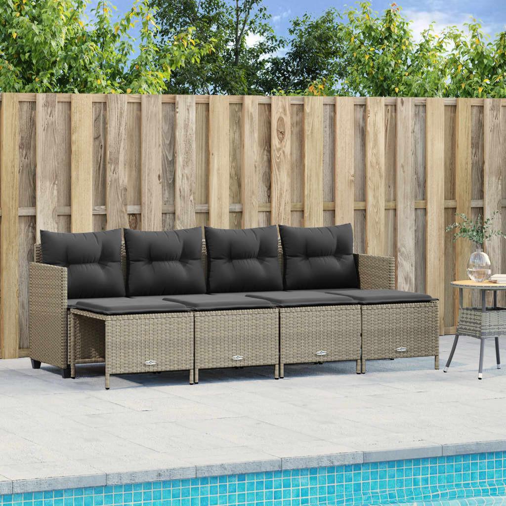 VidaXL Garten sofagarnitur poly-rattan